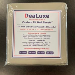 4 piece set king bedding taupe color